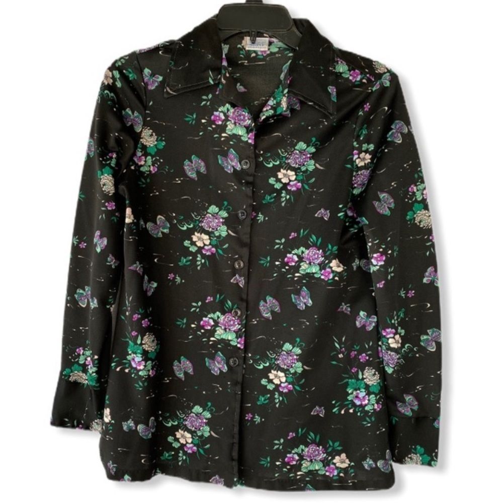 Vintage Sears Floral Blouse